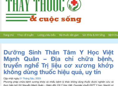 DỊCH VỤ THĂM KHÁM – TRỊ LIỆU TẠI NHÀ